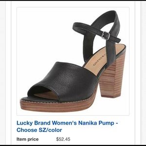MOVING SALE! Lucky Brand Nanika Pump